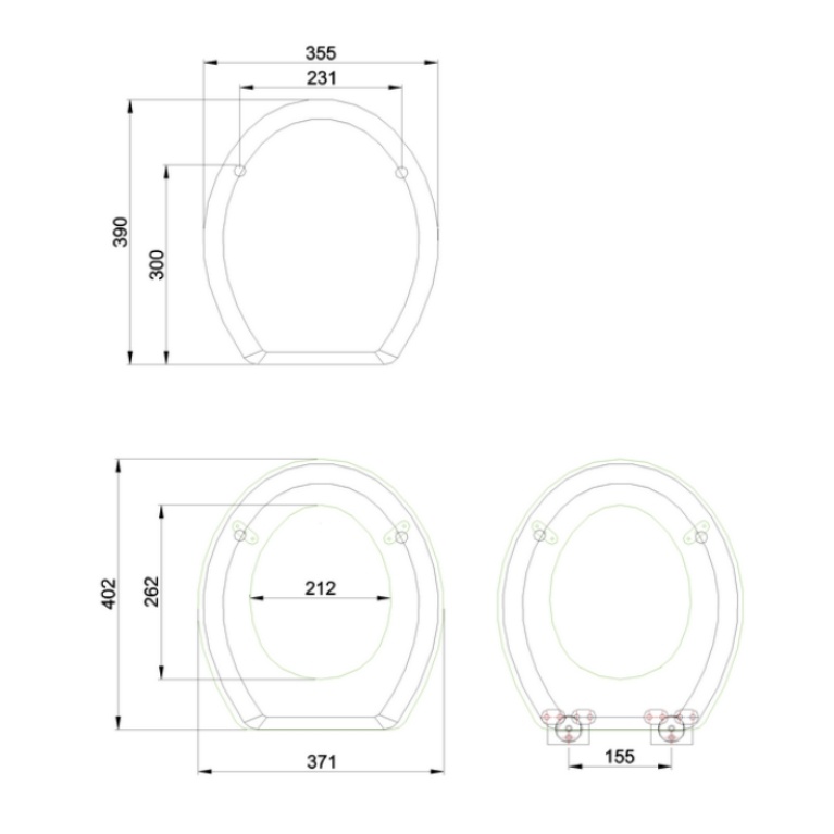 Burlington Oak Toilet Seat Sanctuary Bathrooms
